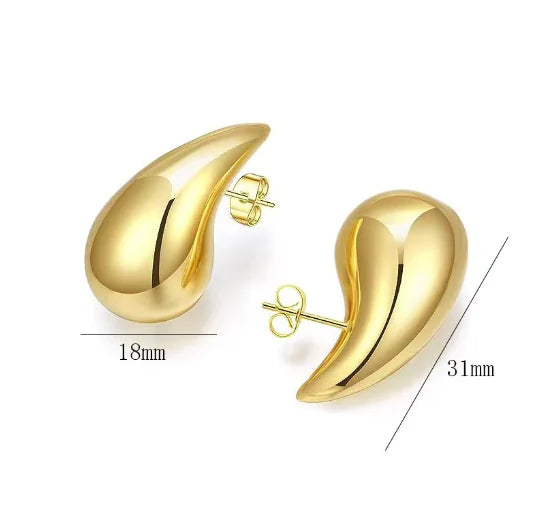 Carolina Water Drop Earrings (One Pair)