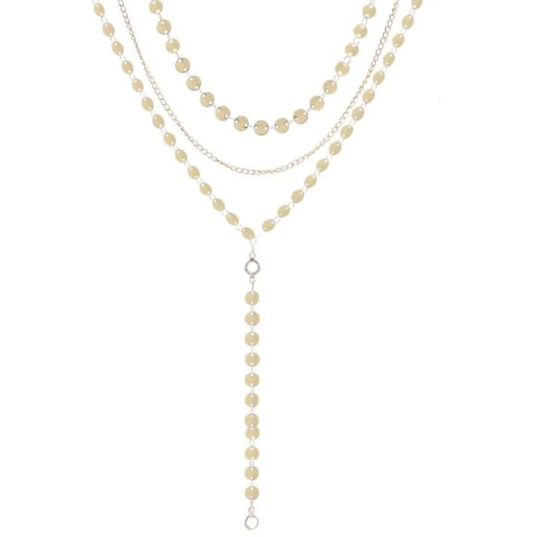 Zoey's mini coin-shaped Necklace