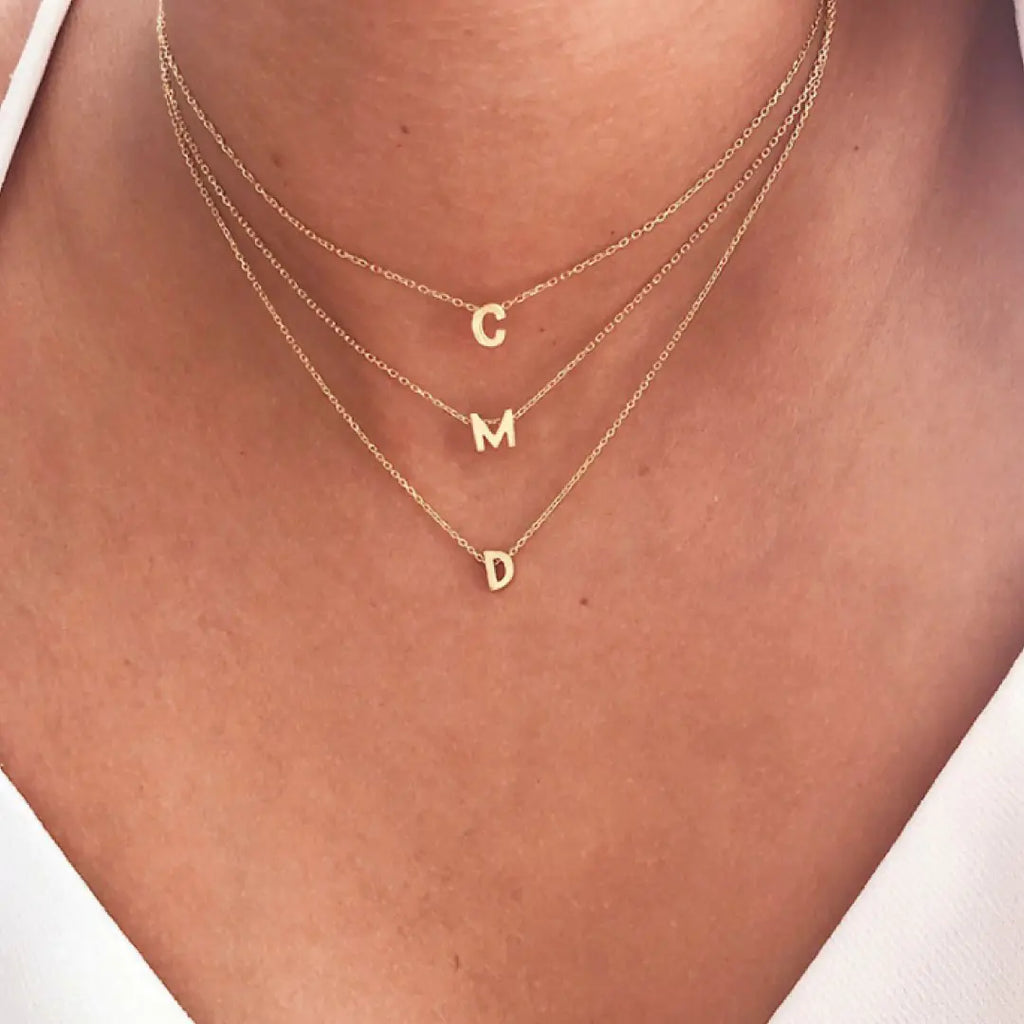 Your Initial Necklace In Silver