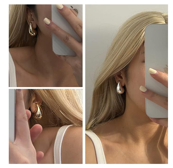 Carolina Water Drop Earrings (One Pair)