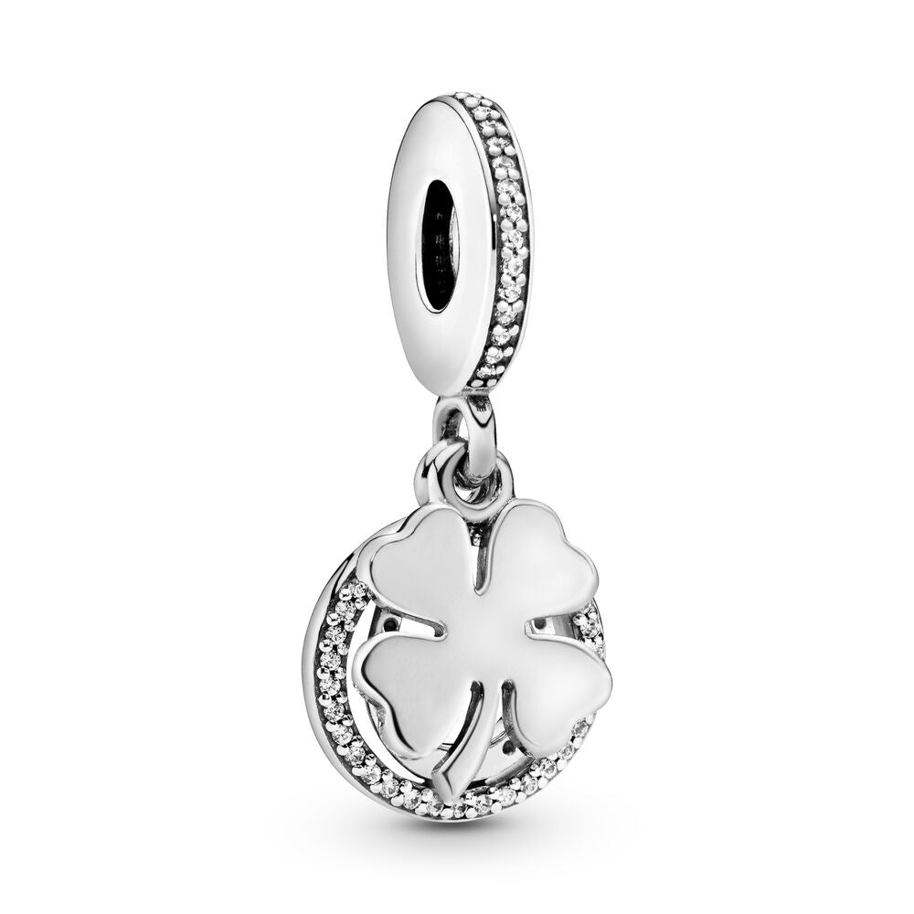 S925 Silver Goddess Pendant with Unicorn Charm