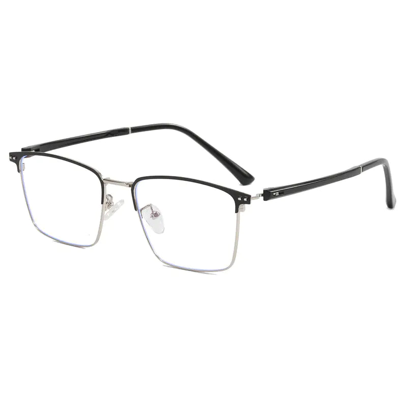 Stylish Blue Light Semi-Rimless Glasses